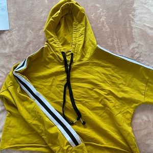 women's yellow hoodie